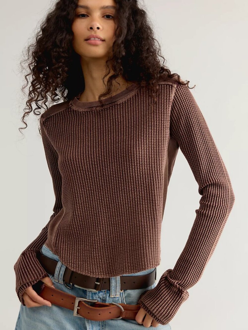 FP One Blake Shrunken Crew Neck Thermal